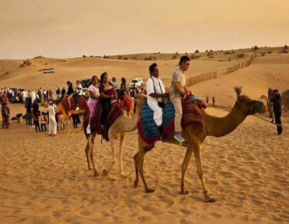 At The Camp Of Desert Safari