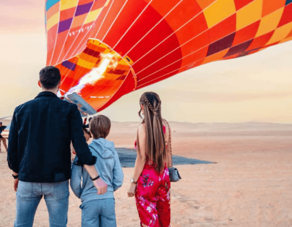 Exotic Sunrise With Balloon Flights From Abu Dhabi